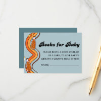 Groovy Shes Ready to Pop Retro Dusty Blue
