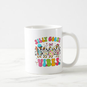 Groovy Silly Goose Vibes Matching Family Summer Va Coffee Mug