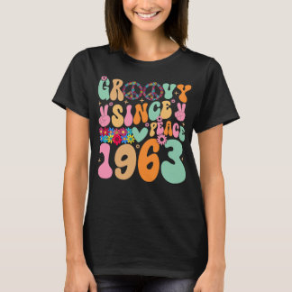 Groovy Since 1963 Birthday Gift T-Shirt