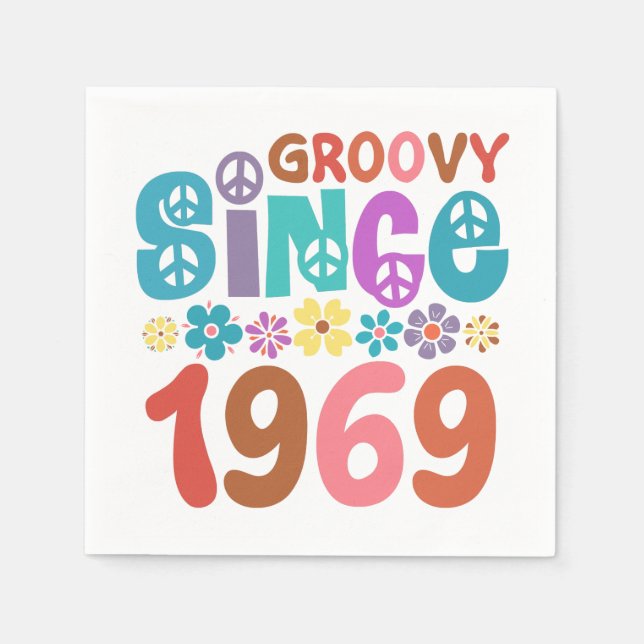 Groovy Since 1969 Napkin (Front)