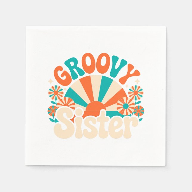 Groovy Sister Boho Vibes (2) Napkin (Front)