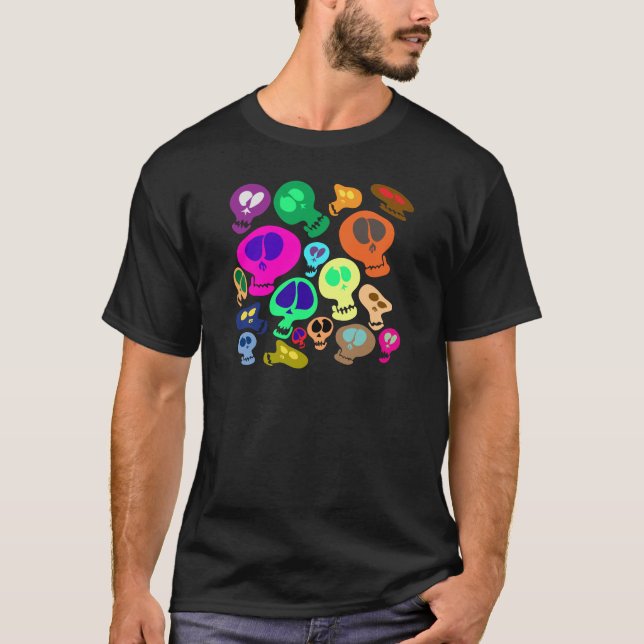 Groovy Skulls T-Shirt (Front)