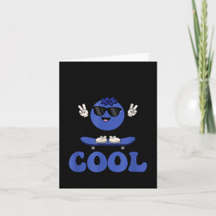 Groovy So Berry Cool Fruit Lover Blueberry Season Card