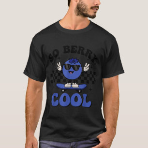 Groovy So Berry Cool Fruit Lover Blueberry Season T-Shirt