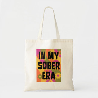 Groovy sober tote bag