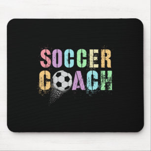 Groovy Soccer Coach Play Mama Coaching Cleats Girl Mouse Pad