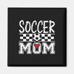 Groovy Soccer Mom Mother Soccer Mom _1 Magnet