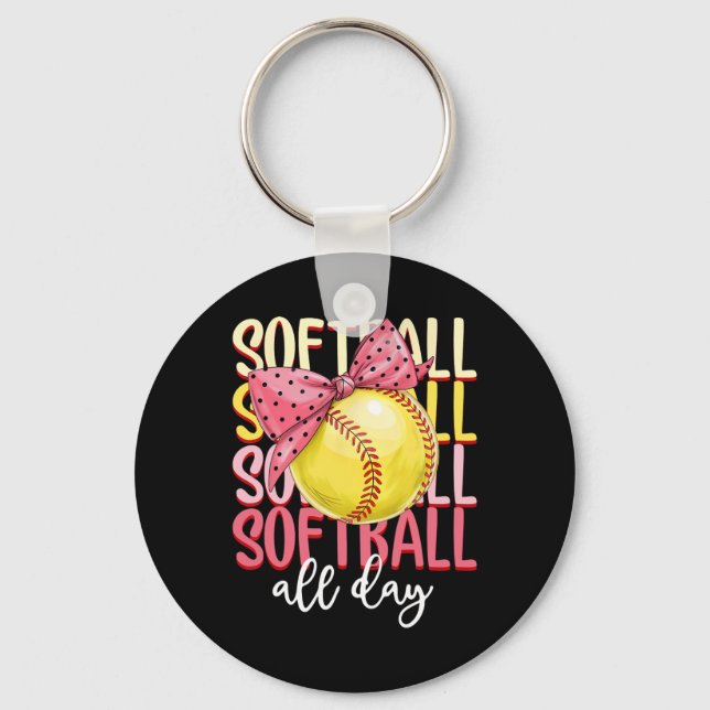 Groovy Softll Coquette Bow Softll Lover Softll All Key Ring (Front)
