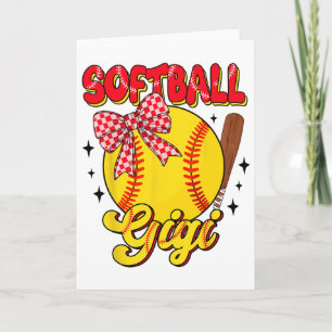 Groovy Softll Gigi Coquette Bow Mothers Day Sports Card