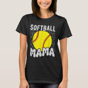 Groovy Softll Mama Softll Daughters Game Mothers D T-Shirt