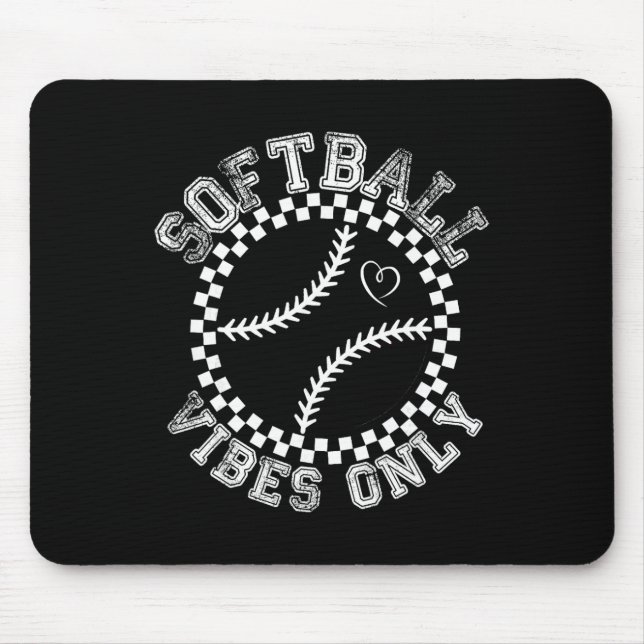 Groovy Softll Womens Girls Softll  Mouse Pad (Front)