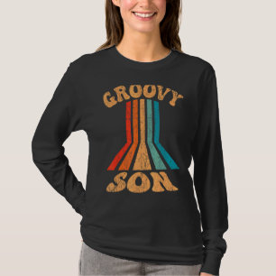Groovy Son 70s Aesthetic Nostalgia 1970's Retro So T-Shirt