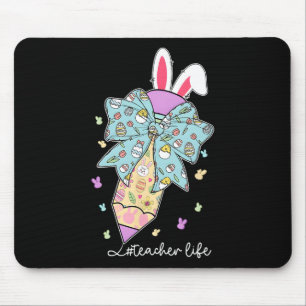 Groovy Sped Teacher Easter Bunny Sped Teaching Eas Mouse Pad