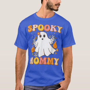 Groovy Spooky Mummy Ghost Boo Halloween Costume Re T-Shirt