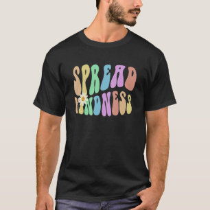 Groovy SPREAD KINDNESS Retro Stop Bullying Choose T-Shirt