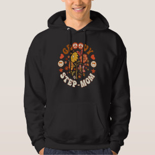 Groovy Step Mum Groovy Birthday Matching Birthday Hoodie