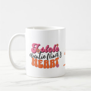 Groovy Stole Heart Newborn Baby Retro Girl Coffee Mug