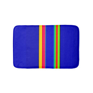 groovy stripes bath mat