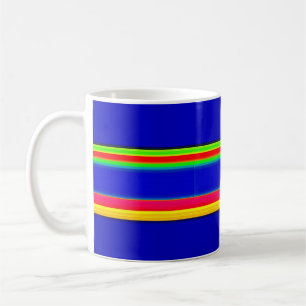 groovy stripes coffee mug