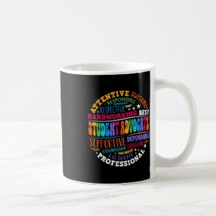 Groovy Student Advocate Appreciation Back To Schoo Coffee Mug