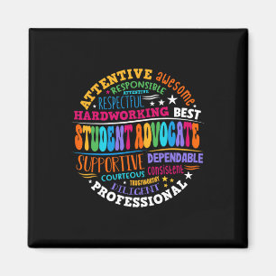 Groovy Student Advocate Appreciation Back To Schoo Magnet