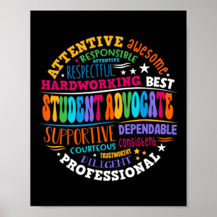Groovy Student Advocate Appreciation Back To Schoo Poster