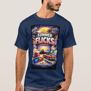 groovy summer flicks design T-Shirt