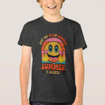 Groovy Summer Vibes Smiley Tee