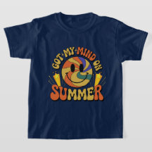 Groovy Summer Vibes Smiley Tee