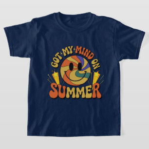 Groovy Summer Vibes Smiley Tee