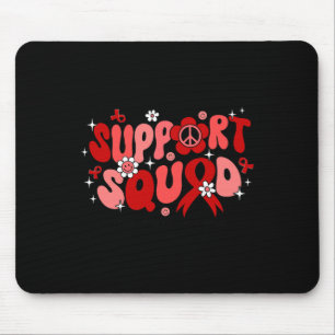 Groovy Support Squad Brain Aneurysm Awareness Gift Mouse Pad