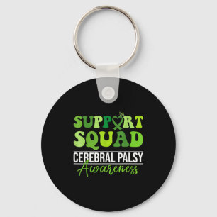 Groovy support squad cp awareness month support key ring