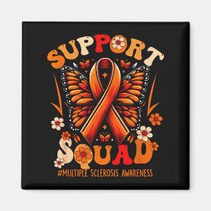 Groovy Support Squad Ms Multiple Sclerosis Awarene Magnet