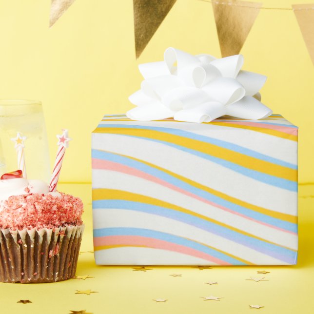 Groovy Swirl Wrapping Paper (Birthday Party)