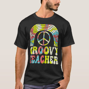 Groovy Teacher 70s Aesthetic Nostalgia 1970's Retr T-Shirt
