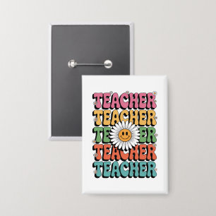 Groovy Teacher Cute Daisy Flower Retro Back School