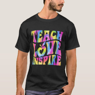 Groovy Teacher Inspirational Back To School Retro T-Shirt
