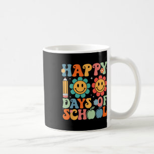 Groovy Teacher Student 100th Day Of School Happy 1 Coffee Mug