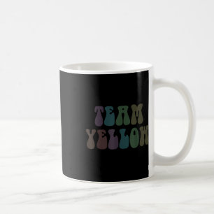 Groovy Team Yellow War Game 60s Go Summer Camp Hip Coffee Mug