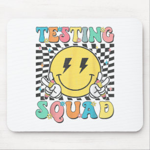 Groovy Test Day Testing Squad Motivation Teacher S Mouse Pad