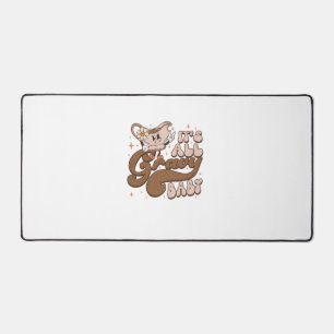 Groovy Thanksgiving It's All Gravy Baby Thankful G Desk Mat