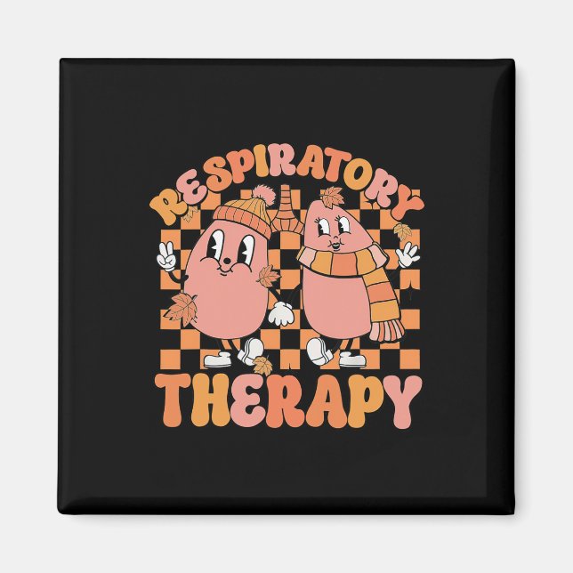Groovy Thanksgiving Respiratory Therapy  Magnet (Front)