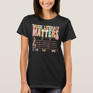 Groovy Theatre Vibes Teacher Women Kids Auditorium T-Shirt