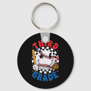 Groovy Third Grade Team Sell First Day Of School B Key Ring
