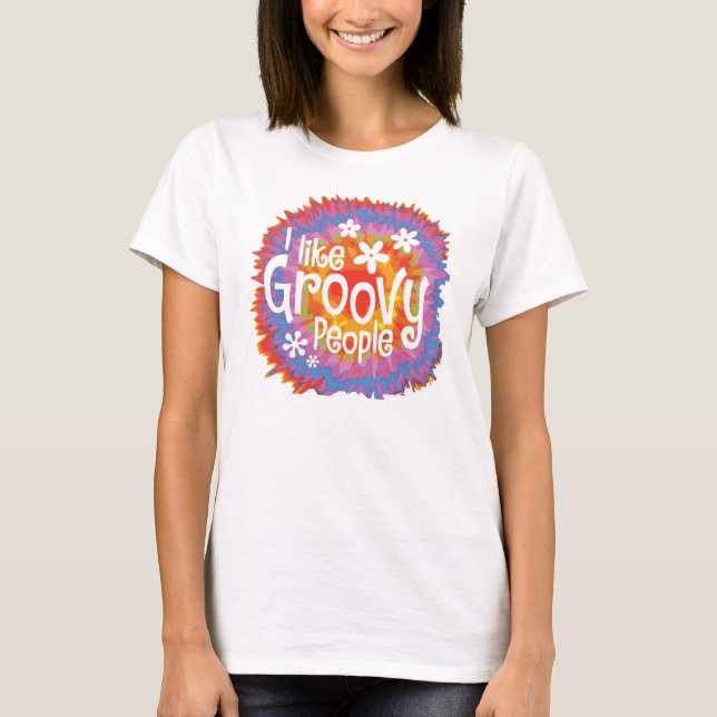 Groovy Tie Die2 T-Shirt (Front)