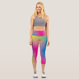 Groovy Tie Dye Capri Leggings