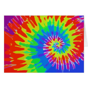 Groovy Tie-Dye Card