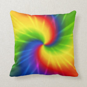 Groovy Tie Dye Cushion