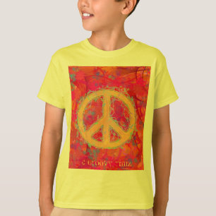 GROOVY TIMZ DESIGNER T-SHIRTS - HIPPY - PEACE GIFT