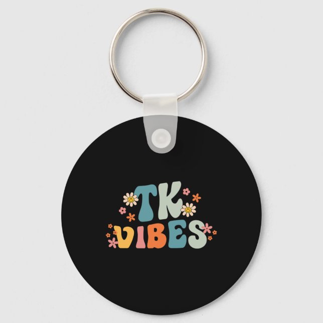 Groovy TK Vibes Student Teacher Student Back To Sc Key Ring (Front)